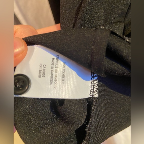 Reitmans Long-Sleeve Knitted Blouse with Shirt Collar - Black - Picture 5 of 7